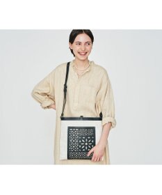 genten タペストリーカットワーク 2wayショルダーバッグ