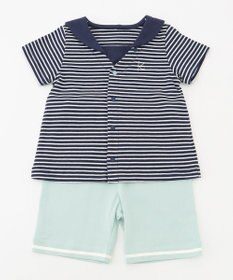 組曲 KIDS 【80-90cm】セーラーボーダー セットアップ