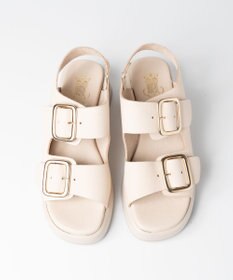 BONTRE 【BONTRE/ボントレ】厚底ダブルベルトサンダル/40353-US