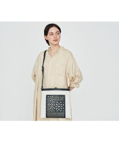 genten タペストリーカットワーク 2wayショルダーバッグ