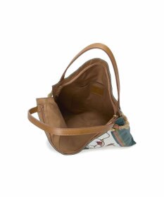 TOPKAPI 【TREASURE TOPKAPI】マイルドサテン スカーフ柄 トートバッグ