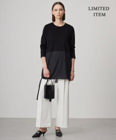 ICB L 【WEB限定・洗える】 シアージャージーコンビ カットソー