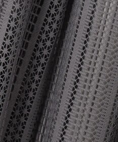 ANY SIS 【洗える】ストライプメッシュレース スカート