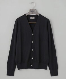 GOTAIRIKU 体温調整に【洗える/チクチクしにくい/ピリングしにくい】イタリア糸 ハイゲージ カーディガン_WOOL100%