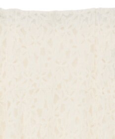 YECCA VECCA フラワー起毛レースマーメイドスカート