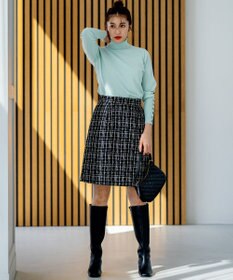 組曲 ルーズフィットタートル ニット