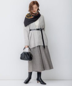 23区 アルパカシャギー ニット カーディガン