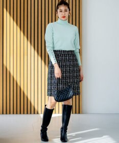 組曲 S ルーズフィットタートル ニット