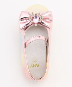 ANY KIDS キラキラリボンパンプス