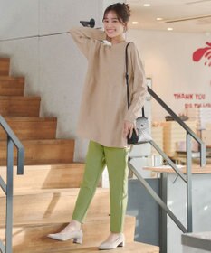 Tiaclasse L 【ダブルストレッチ・洗える】テーパードパンツ