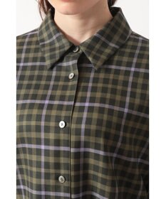 DAKS チェック ドローストリングオーバーシャツ