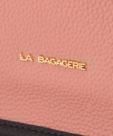 LA BAGAGERIE スクエアレザーミニショルダーバッグ