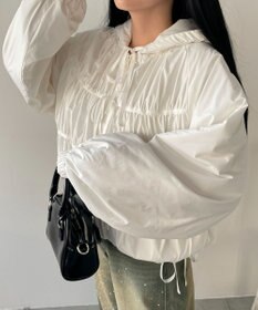 WEGO リボンフードブルゾン