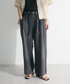 Green Parks ライトデニムワイドパンツ