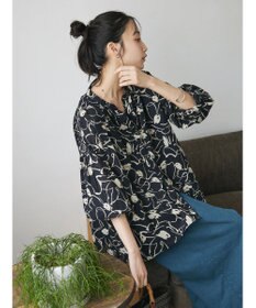 CRAFT STANDARD BOUTIQUE インド綿アソート柄シャツチュニック