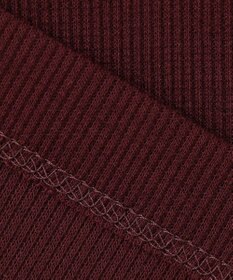 自由区 【XSサイズ～/洗える】ベアテレコ ボトルネック カットソー