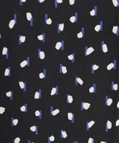 ICB 【先行予約】BackSatinAmunzen 5分袖配色ボウタイブラウス