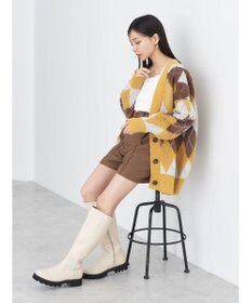 earth music&ecology ベルト付きショートパンツ