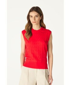 DAKS John Smedley for DAKS ハウスチェックノースリーブトップ