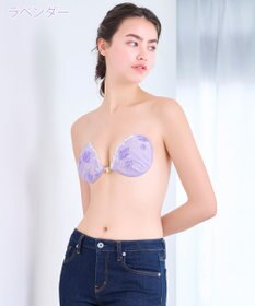 BRADELIS New York 【NuBra / ナチュラルタイプ】ヌーブラ・フルール ミューズ エメ 蒸れにくい バックレス コレクション デザインヌーブラ 正規品