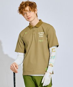 PW CIRCULUS 【UV遮蔽率90% UVカット / 速乾 / ストレッチ】【MEN】NEW ベーシックポロ ゴルフ