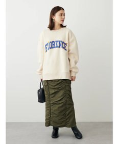 Green Parks ・Ｄｏｕｂｌｅ　Ｆｌａｇｓ　ロゴｐｔ＆刺繍スウェット