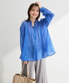 Green Parks フレアラインスキッパーブラウス