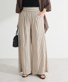 Green Parks ・ＥＬＥＮＣＡＲＥ　ＤＵＥ　ストライプワイドパンツ