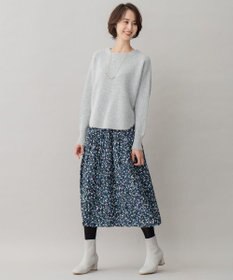 自由区 L 【洗える】シャイニールレックス ドルマンスリーブニット