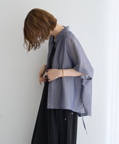 YECCA VECCA サイドスリットドロストシャツ
