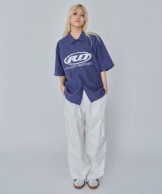 WEGO 【ユニセックス着用ITEM】リップストップグラフィックシャツ（SS）