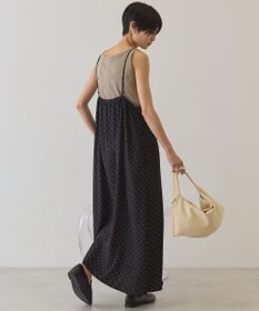 AMERICAN HOLIC サイドシャーリングVネックドットキャミワンピース