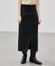 BEIGE， GRANET / ウールリバーIラインスカート