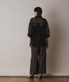 GRACE CONTINENTAL メッシュオーバーシャツ