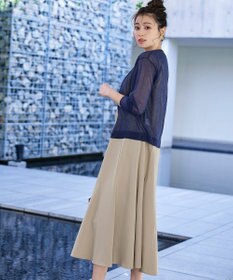 Tiaclasse 【洗える】裾フレアAラインワンピース