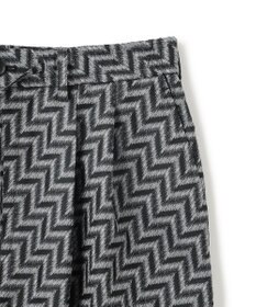 JOSEPH HOMME 【HIGH GRADE LINE】カスリシェブロンジャガード　ドロスト付ワイドショートパンツ / WAVE 2TUCK SHORTS