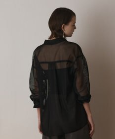 GRACE CONTINENTAL メッシュオーバーシャツ