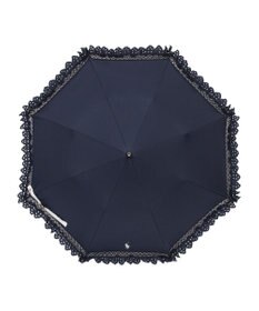 MOONBAT 【遮光/晴雨兼用日傘】POLO RALPH LAUREN(ポロ ラルフローレン) エンブフリル 折りたたみ傘 楽折 遮熱 UV