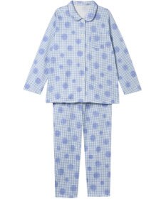 Wing パジャマ 綿100%(本体肌側) あったか 3Lまで対応 大きいサイズ 長袖 長ズボン 冬 レディース EP5075 ウイング／ワコール