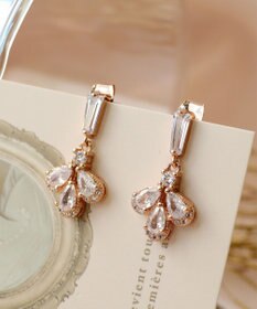 Tiaclasse 【金属アレルギー対応】three drop ピアス