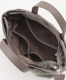 Y'SACCS はっ水ドットジャカード リサイクルレザーコンビ 2wayトートバッグ