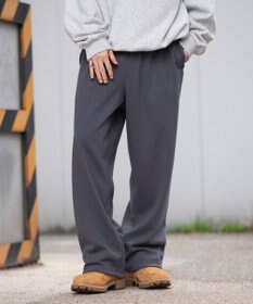 WEGO 【ユニセックス着用ITEM/MLサイズ展開/ウエストゴム】ボンディングスウェットパンツ