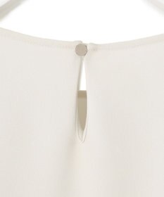 23区 【洗える】ストレッチジョーゼット ラウンドネック カットソー