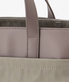 Y'SACCS はっ水ドットジャカード リサイクルレザーコンビ 2wayトートバッグ