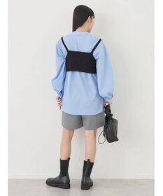 earth music&ecology ＳＥＴ２点ニットビスチェ＋ノーカラーシャツ