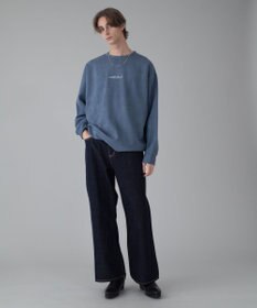 WEGO 【ユニセックス着用ITEM/ウエスト調整可】フレアデニムパンツ