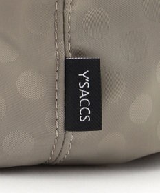 Y'SACCS はっ水ドットジャカード リサイクルレザーコンビ 2wayトートバッグ