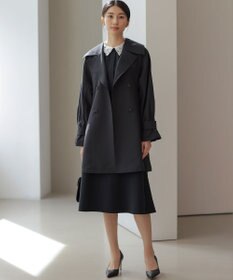 組曲 【KUMIKYOKU NAVY】コンフォータブルドレープ フレアスカート