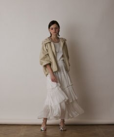 GRACE CONTINENTAL ナイロンバルーンフードジャケット