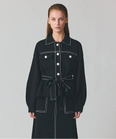 GRACE CONTINENTAL ニットワークジャケット